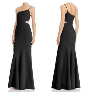 Likely Fiona One Shoulder Cut Out Gown